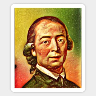 Johann Gottfried Herder Snow Portrait | Johann Gottfried Herder Artwork 15 Magnet